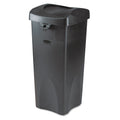 Rubbermaid Swing Top Lid for Untouchable Recycling Center, 16" Square, Black