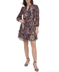 Vince Camuto Womens Paisley-Print Fit and Flare Dress , Size 14 by Vanessa Jane