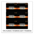 Duracell CopperTop Alkaline C Batteries, 72/Carton