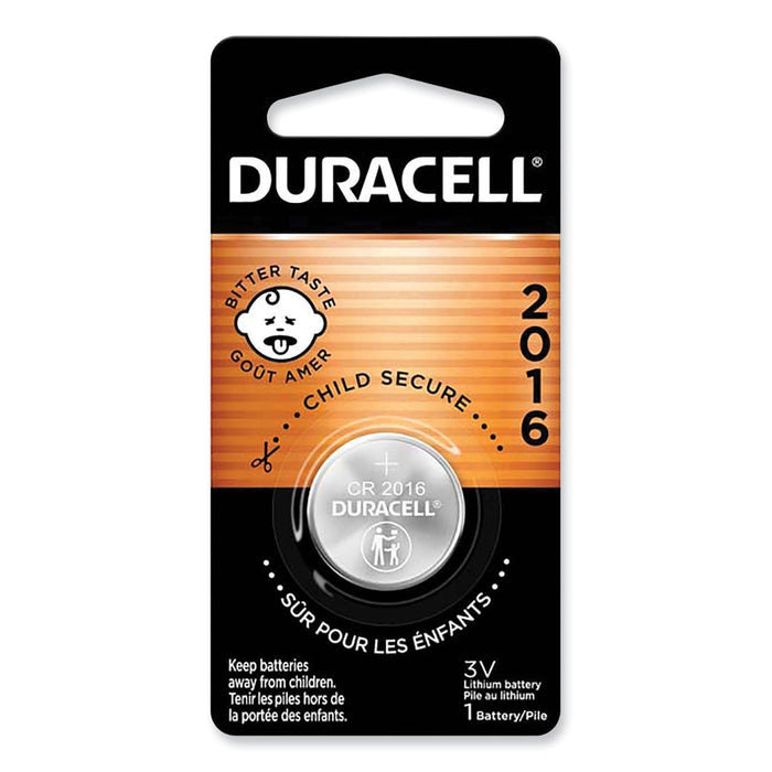 Duracell Lithium Coin Batteries With Bitterant, 2016