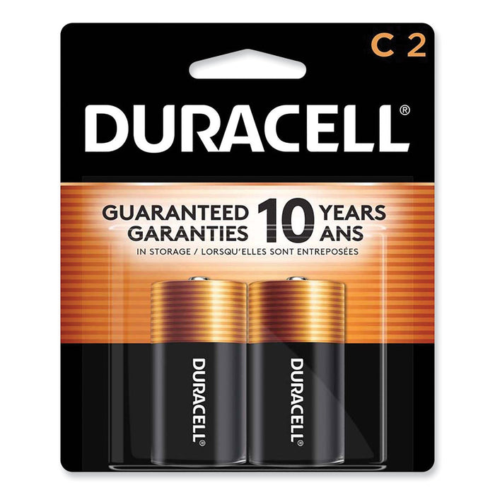 Duracell CopperTop Alkaline C Batteries, 2/Pack