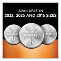 Duracell Lithium Coin Batteries With Bitterant, 2025, 4/Pack