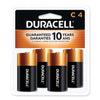 Duracell CopperTop Alkaline C Batteries, 4/Pack