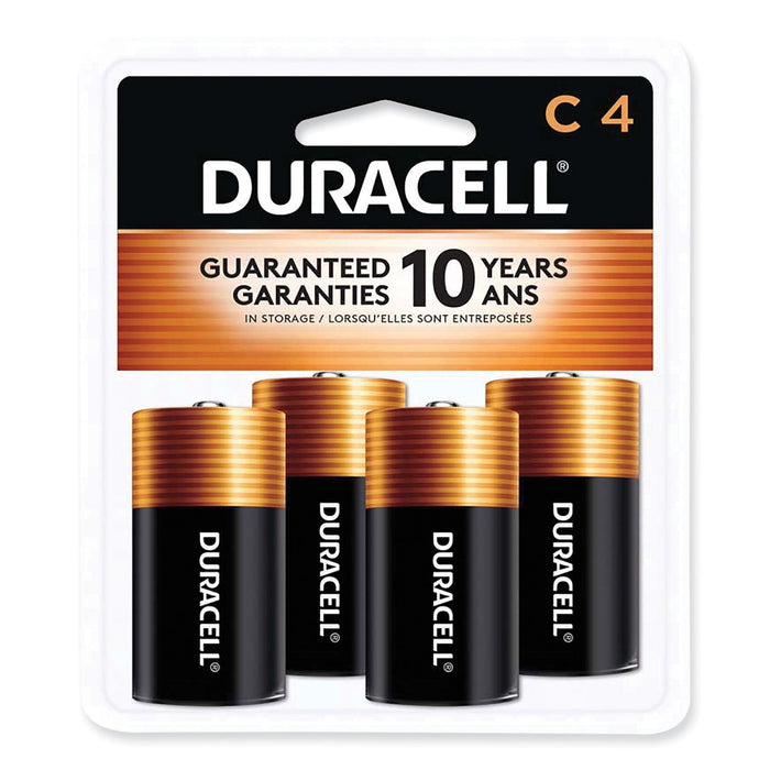Duracell CopperTop Alkaline C Batteries, 4/Pack