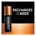 Duracell Rechargeable StayCharged NiMH Batteries, AA, 2/Pack