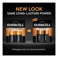 Duracell CopperTop Alkaline D Batteries, 2/Pack