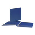 Universal Slant D-Ring View Binder, 3 Rings, 0.5" Capacity, 11 x 8.5, Navy Blue