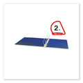 Universal Slant D-Ring View Binder, 3 Rings, 2" Capacity, 11 x 8.5, Navy Blue
