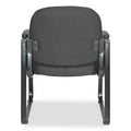 Alera Genaro Series Half-Back Sled Base Guest Chair, 25" x 24.80" x 33.66", Black