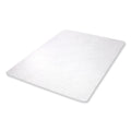 deflecto EconoMat All Day Use Chair Mat for Hard Floors, 45 x 53, Rectangular, Clear