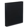 Universal Slant D-Ring View Binder, 3 Rings, 1" Capacity, 11 x 8.5, Black, 12/Carton