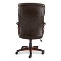 Alera Darnick Series Manager Chair, Supports Up to 275 lbs, 17.13" to 20.12" Seat Height, Brown Seat/Back, Brown Base