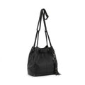 The Sak Castella Leather Boho Drawstring Bucket Bag by Vanessa Jane