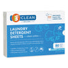 Boulder Clean Laundry Detergent Sheets, Clean Cotton, 40/Pack