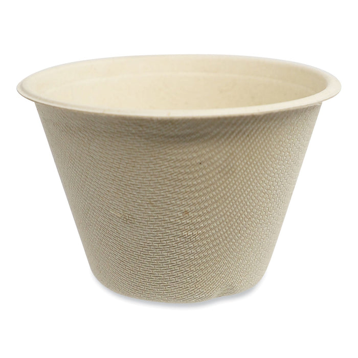 World Centric Fiber Cups, 4 oz, 2.9" Diameter x 2.1"h, Natural, 1,000/Carton
