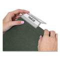 Smead 100% Recycled Hanging File Folders with ProTab Kit, Letter Size, 1/3-Cut, Standard Green