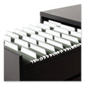Smead 100% Recycled Hanging File Folders with ProTab Kit, Letter Size, 1/3-Cut, Standard Green