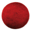 SC Johnson Professional EZ CARE Heavy Duty Scrub Pad, 16" Diameter, Red/Gray, 5/Carton