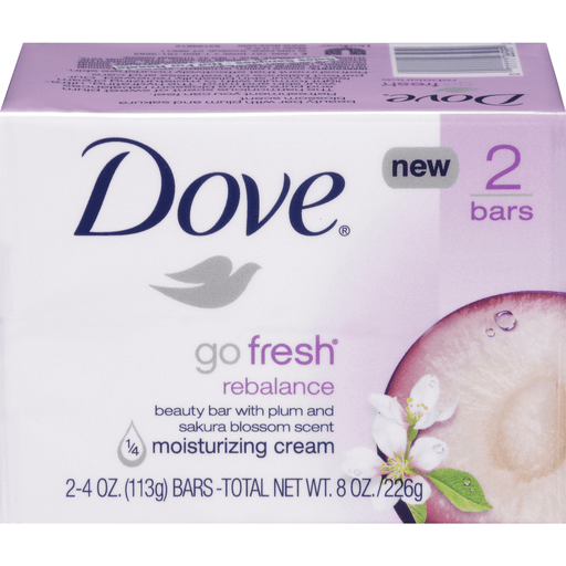 Dove Go Fresh Rebalance Beauty Bars 2 Ct Pack by Pasteur Pharmacy