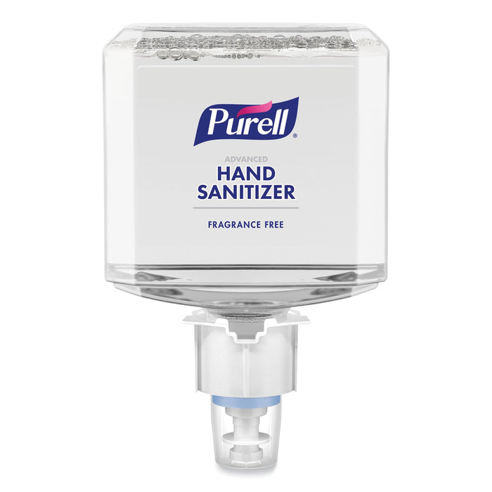 PURELL Advanced Hand Sanitizer Gentle and Free Foam, 1,200 mL, Fragrance-Free, For ES4 Dispensers, 2/Carton