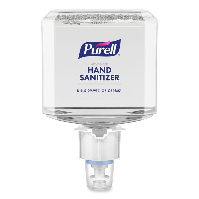 PURELL Advanced Hand Sanitizer Foam, For ES4 Dispensers, 1,200 mL Refill, Refreshing Scent, 2/Carton