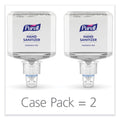 PURELL Advanced Hand Sanitizer Gentle and Free Foam, 1,200 mL, Fragrance-Free, For ES4 Dispensers, 2/Carton