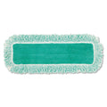 Rubbermaid Dust Pad with Fringe, Microfiber, 18" Long, Green