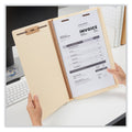 Universal Six-Section Manila End Tab Classification Folders, 2 Dividers, Legal Size, Manila, 10/Box