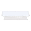 Universal Hanging File Folder Plastic Index Tabs, 1/3-Cut, Clear, 3.5" Wide, 25/Pack