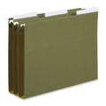 Universal Hanging File Folder Plastic Index Tabs, 1/3-Cut, Clear, 3.5" Wide, 25/Pack