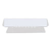 Universal Hanging File Folder Plastic Index Tabs, 1/3-Cut, Clear, 3.7" Wide, 50/Pack