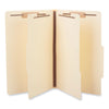 Universal Six-Section Classification Folders, 2 Dividers, 2" Expansion, Legal Size, Manila, 15/Box