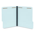 Universal Top Tab Classification Folders, 2" Expansion, Letter Size, Light Blue, 25/Box