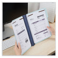 Universal Top Tab Classification Folders, 2" Expansion, Letter Size, Light Blue, 25/Box