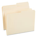 Universal Top Tab File Folders, 1/2-Cut Tabs: Assorted, Letter Size, 0.75" Expansion, Manila, 100/Box