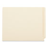 Universal Reinforced End Tab Fastener Folders, 2 Fasteners, Letter Size, Manila Exterior, 50/Box