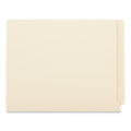 Universal Reinforced End Tab Fastener Folders, 2 Fasteners, Letter Size, Manila Exterior, 50/Box