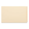 Universal Reinforced End Tab Fastener Folders, 2 Fasteners, Legal Size, Manila Exterior, 50/Box