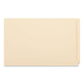 Universal Reinforced End Tab Fastener Folders, 2 Fasteners, Legal Size, Manila Exterior, 50/Box
