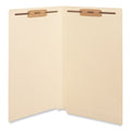 Universal Reinforced End Tab Fastener Folders, 2 Fasteners, Legal Size, Manila Exterior, 50/Box