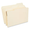 Universal Reinforced Top Tab Fastener Folders, 1 Fastener, Legal Size, Manila Exterior, 50/Box