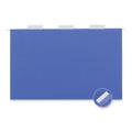Universal Deluxe Bright Color Hanging File Folders, Legal Size, 1/5-Cut Tabs, Blue, 25/Box