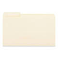 Universal Top Tab File Folders, 1/3-Cut Tabs: Left Position, Legal Size, 0.75" Expansion, Manila, 100/Box