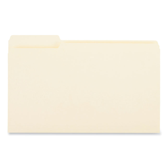 Universal Top Tab File Folders, 1/3-Cut Tabs: Left Position, Legal Size, 0.75" Expansion, Manila, 100/Box