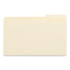 Universal Top Tab File Folders, 1/3-Cut Tabs: Right Position, Legal Size, 0.75" Expansion, Manila, 100/Box
