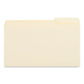 Universal Top Tab File Folders, 1/3-Cut Tabs: Right Position, Legal Size, 0.75" Expansion, Manila, 100/Box