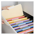 Universal Interior File Folders, 1/3-Cut Tabs: Assorted, Legal Size, 9.5-pt Manila, 100/Box