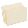 Universal Double-Ply Top Tab Manila File Folders, 1/3-Cut Tabs: Assorted, Legal Size, 0.75" Expansion, Manila, 100/Box