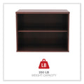 Alera Open Office Low Storage Cabinet Credenza, 29 1/2 x 19 1/8x 22 7/8, Cherry