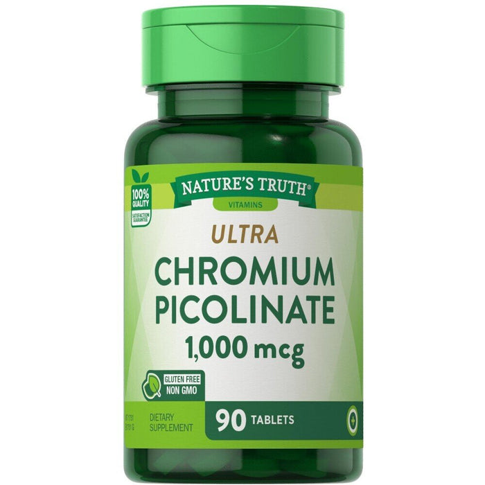 Nature's Truth Ultra Chromium Picolinate, 1.000 Mcg, 90 Tablets by Pasteur Pharmacy